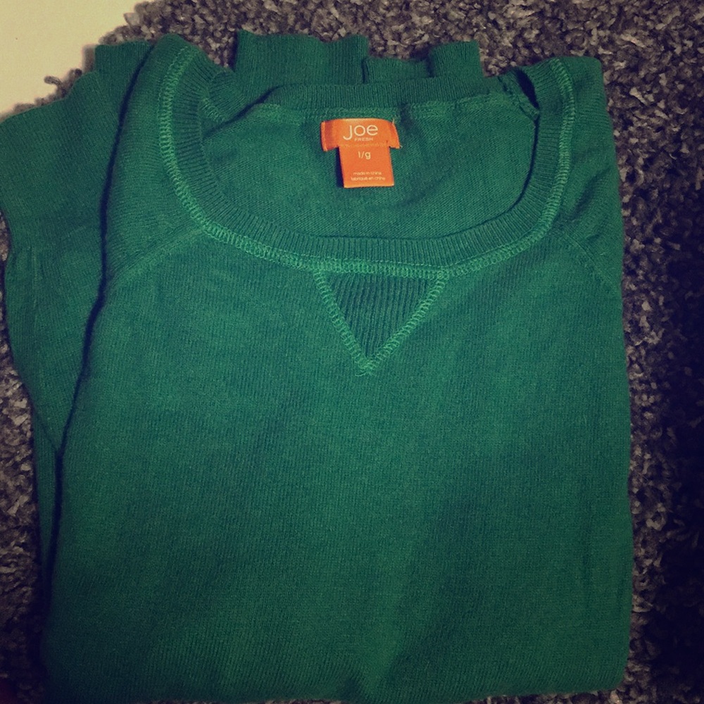 Cutest Joe Fresh green cardigan